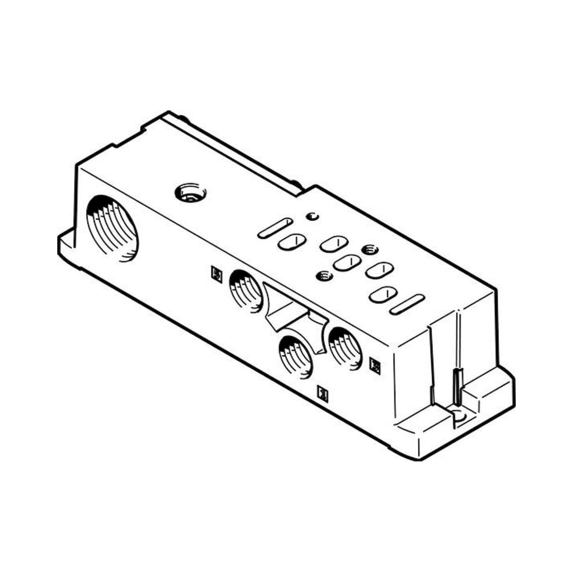 Festo VABS-S4-1S-G14-K2 (539725) Anschlussplatte
