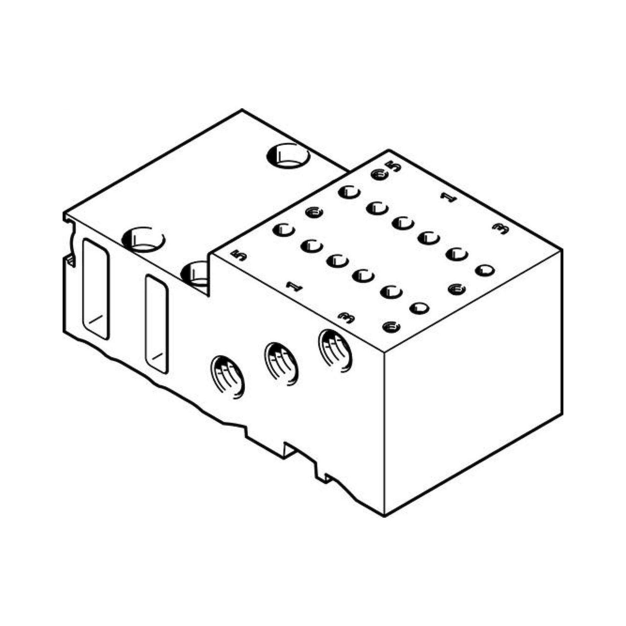Festo MHP2-PR2-5 (525122) Manifold Block