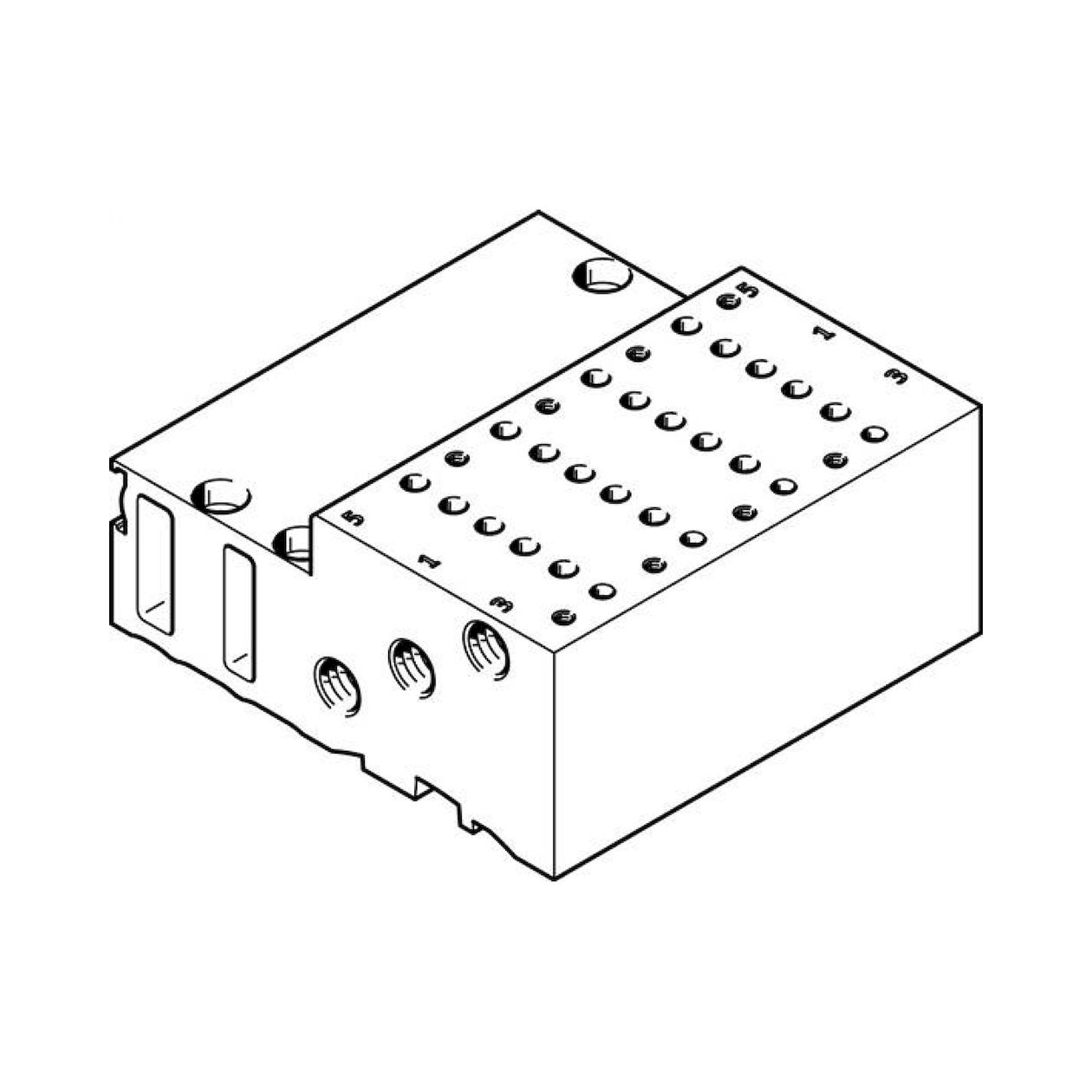 Festo MHP2-PR4-5 (525123) Anschlussblock