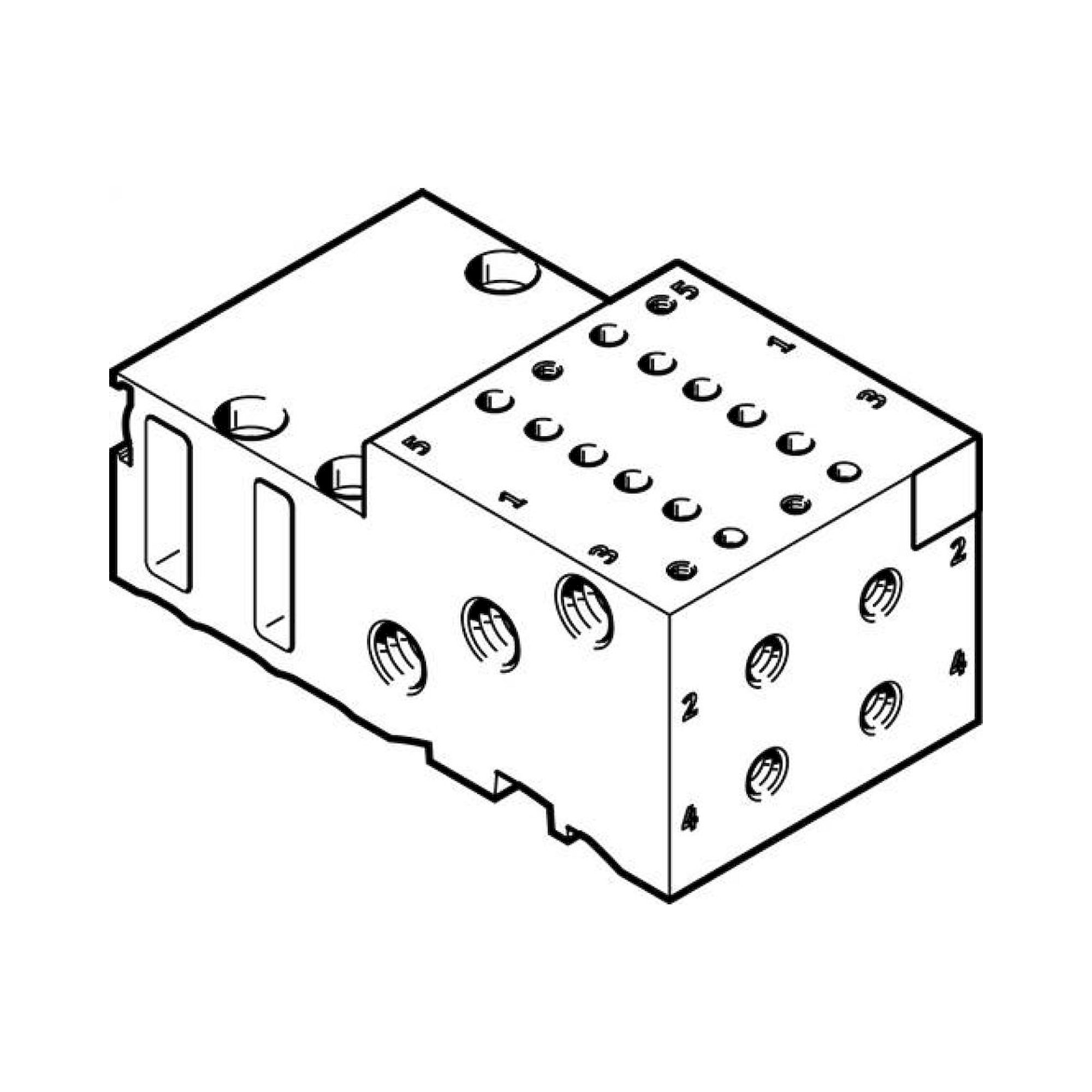 Festo MHA2-PR2-5-M5 (525127) Batterieblock