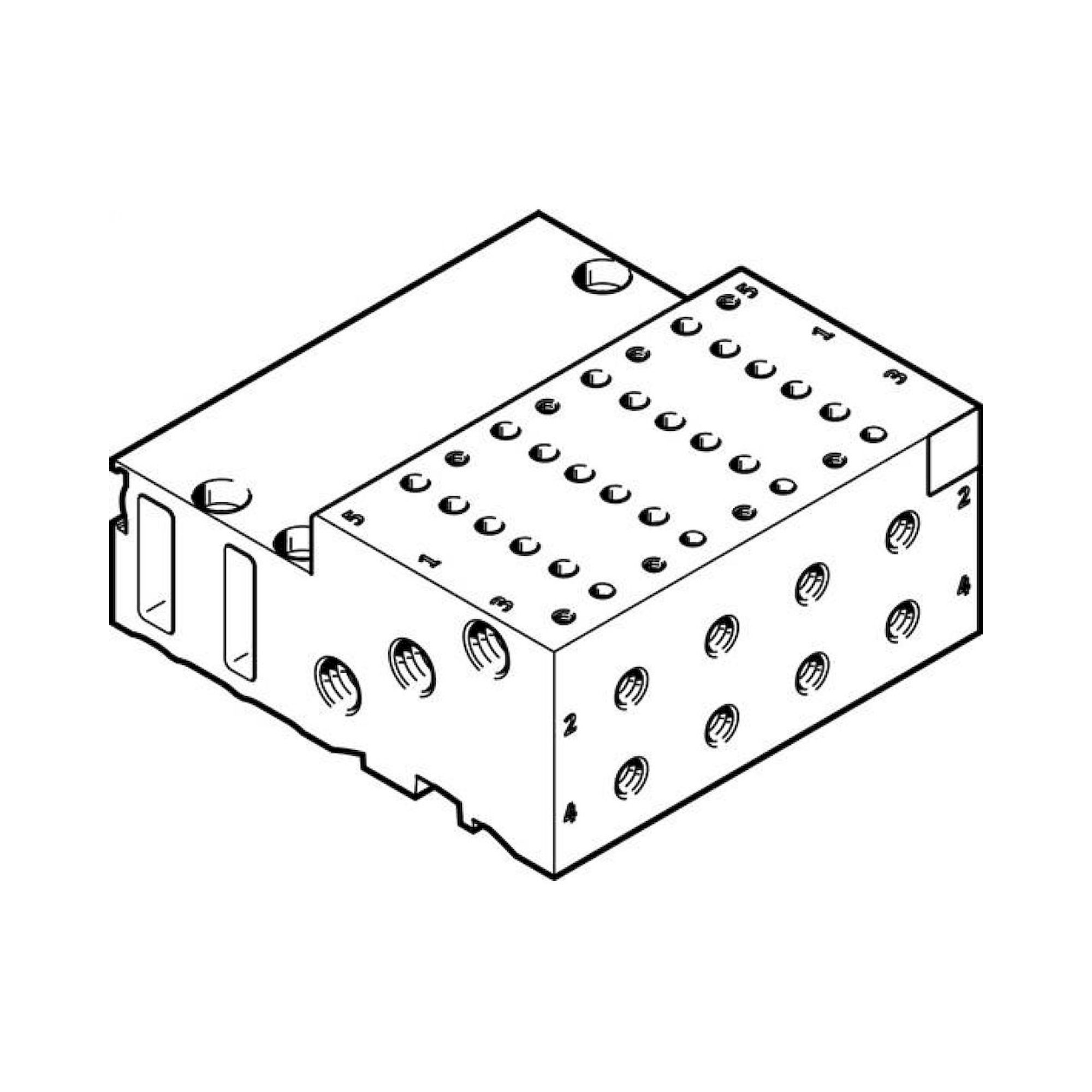 Festo MHA2-PR4-5-M5 (525128) Manifold Block