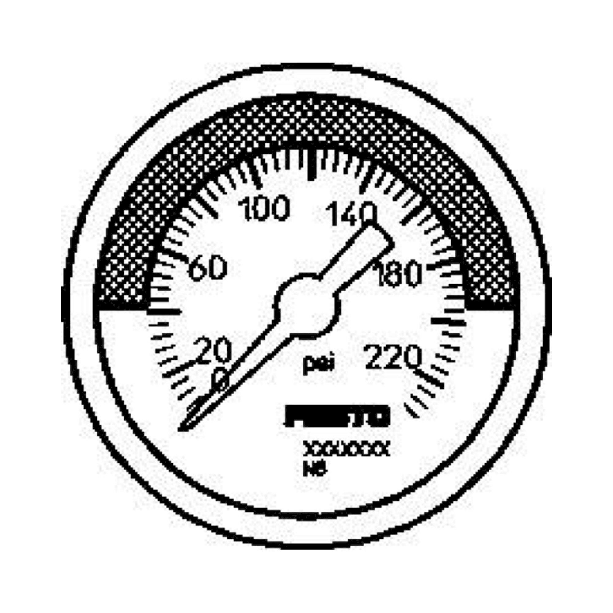 Festo MA-50-232-R1/4-PSI-E-RG (526790) Pressure Gauge