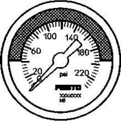 Festo MA-50-232-R1/4-PSI-E-RG (526790) Pressure Gauge