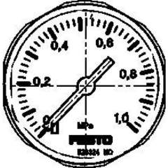 Festo MA-27-1,0-M5-MPA (526324) Pressure Gauge