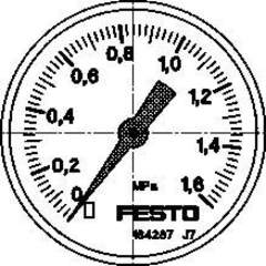 Festo MA-40-1,6-G1/8-MPA (192733) Pressure Gauge