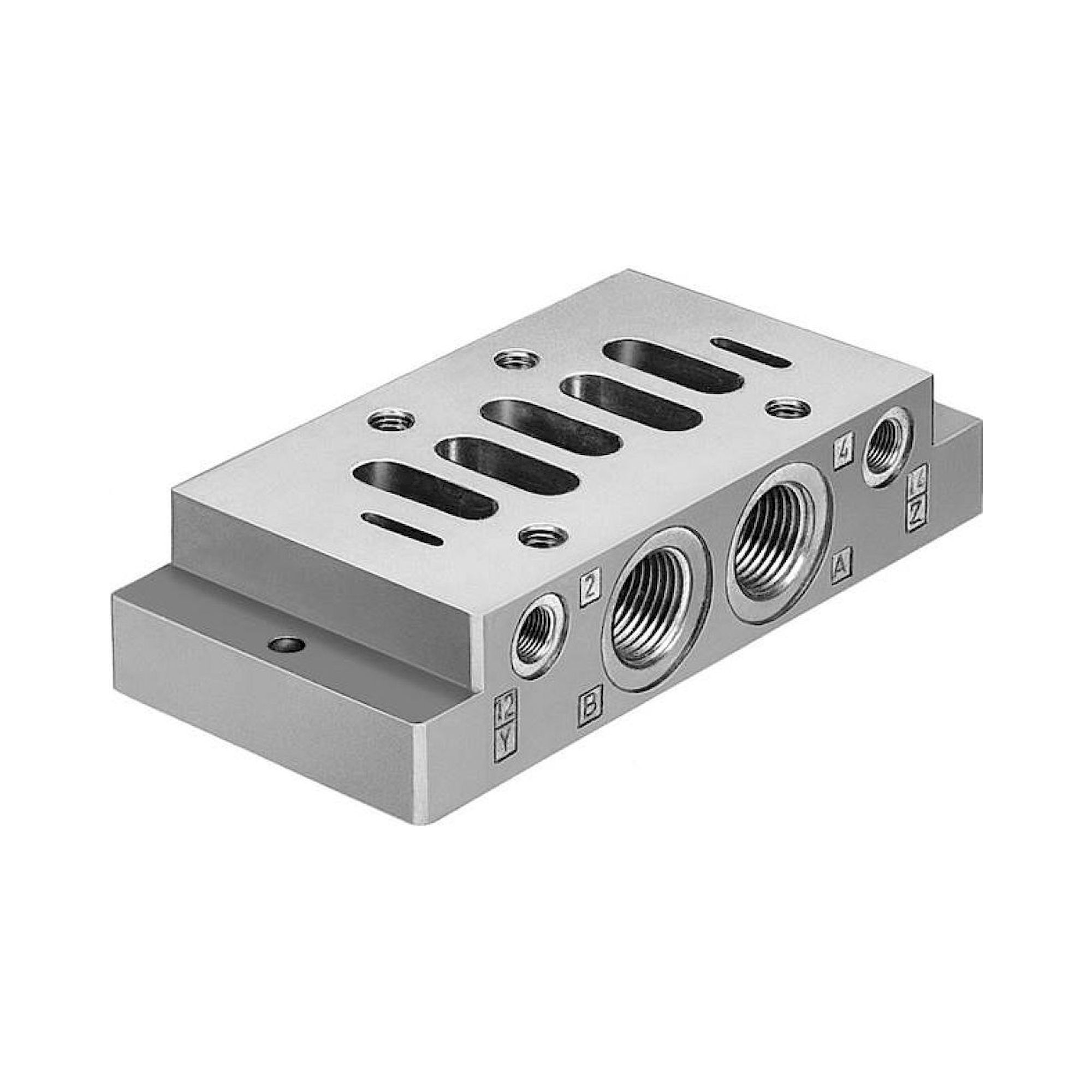 Festo NAS-1/2-3A-ISO (10336) Einzelanschlussplatte