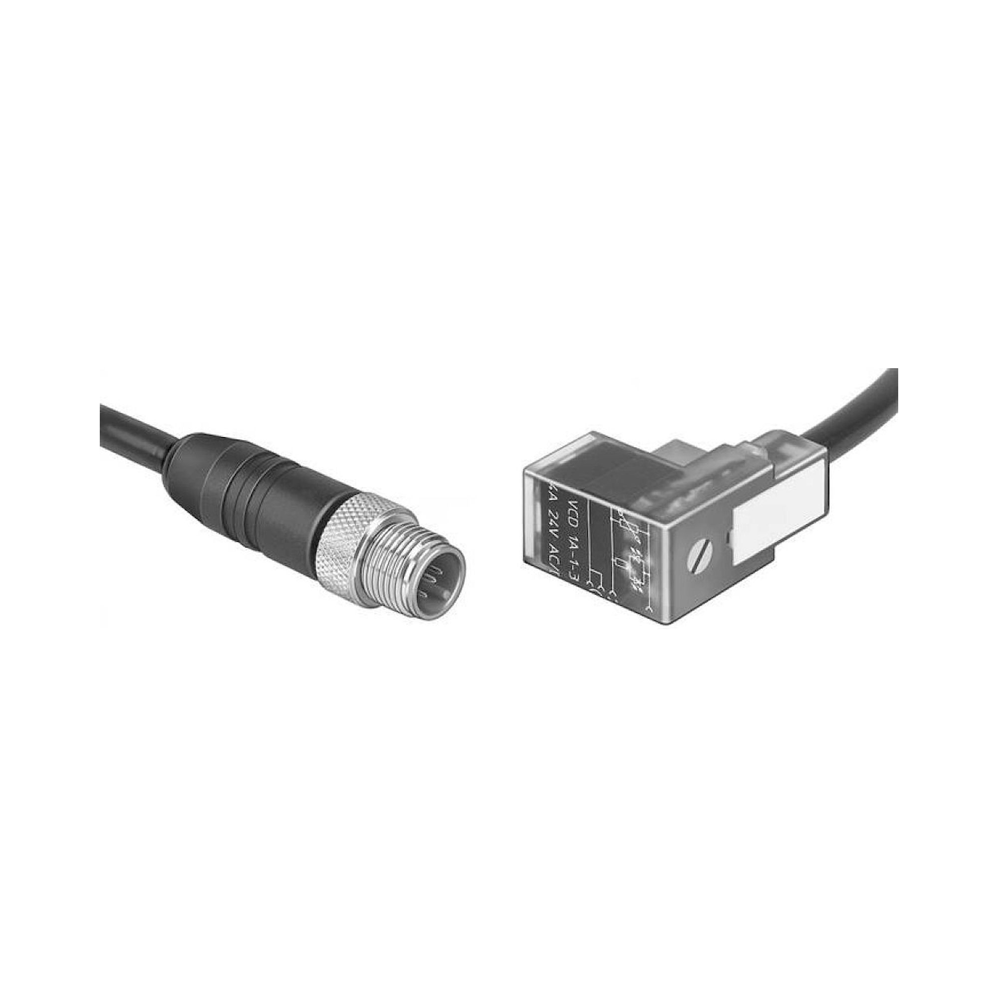 Festo KMEB-2-24-M12-0,5-LED (177677) Steckdosenleitung