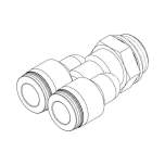 Festo QSY-G1/2-12 (186188) Y-Steckverschraubung