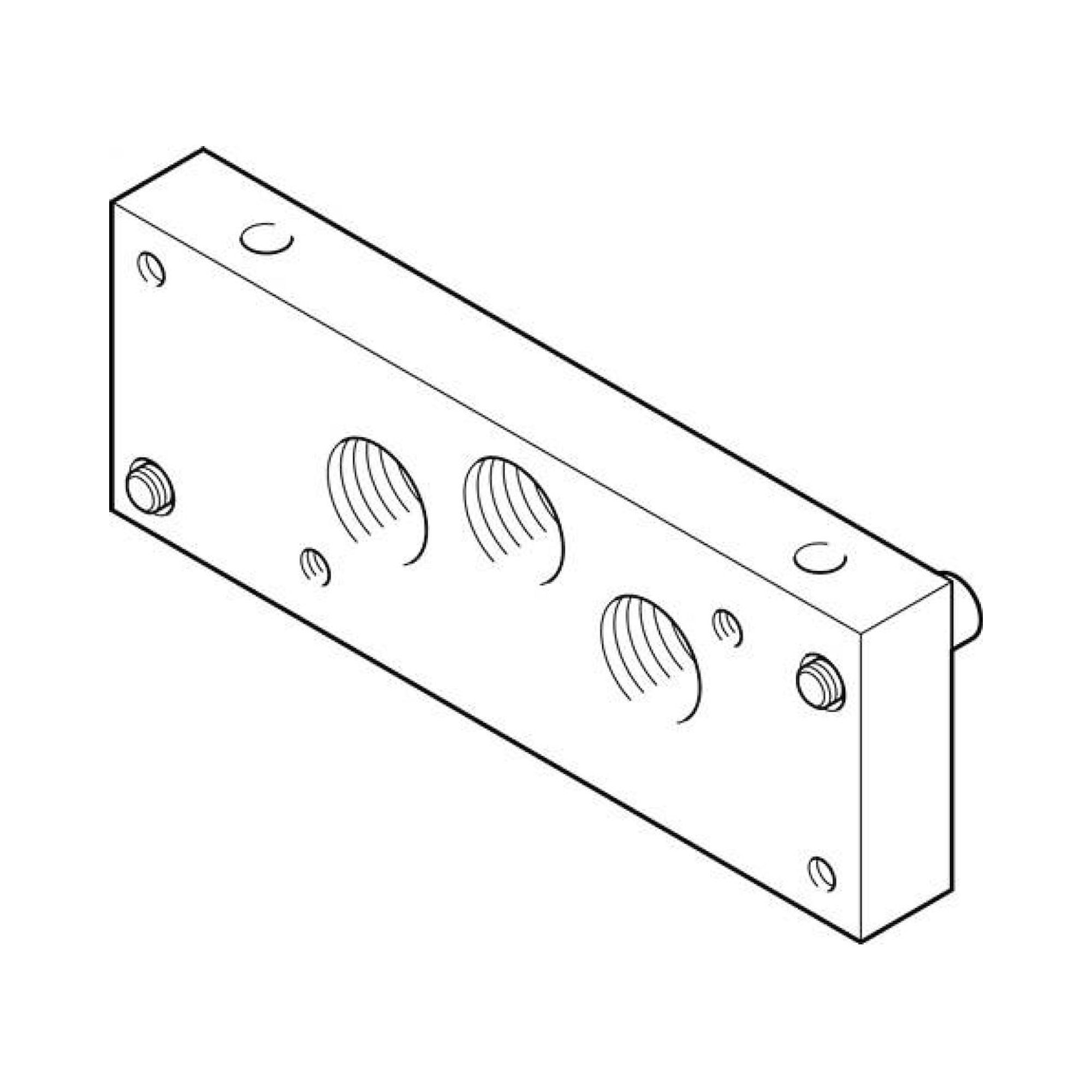 Festo IEPR-04-D-3-NPT (18881) End Plate