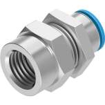 Festo QSSF-1/2-16-B (190657) Push-In Bulkhead Fitt