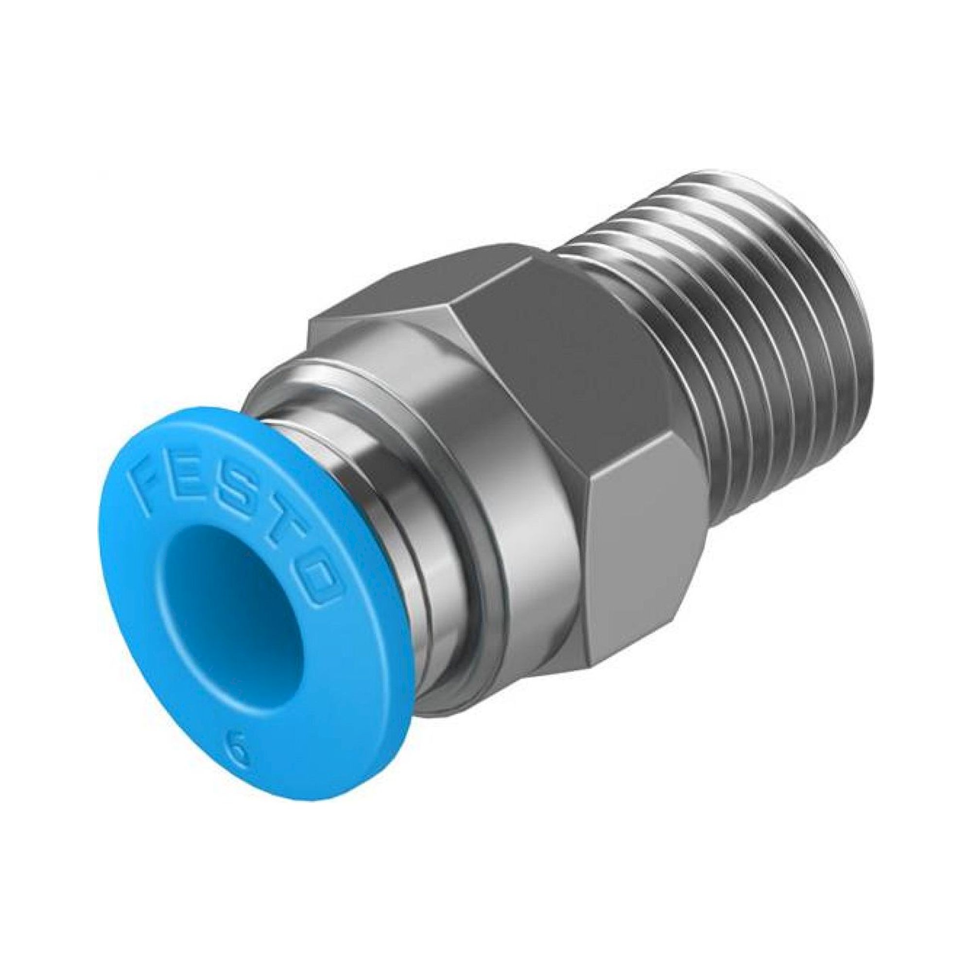Festo QS-1/8-6 (153002) Push-In Fitting