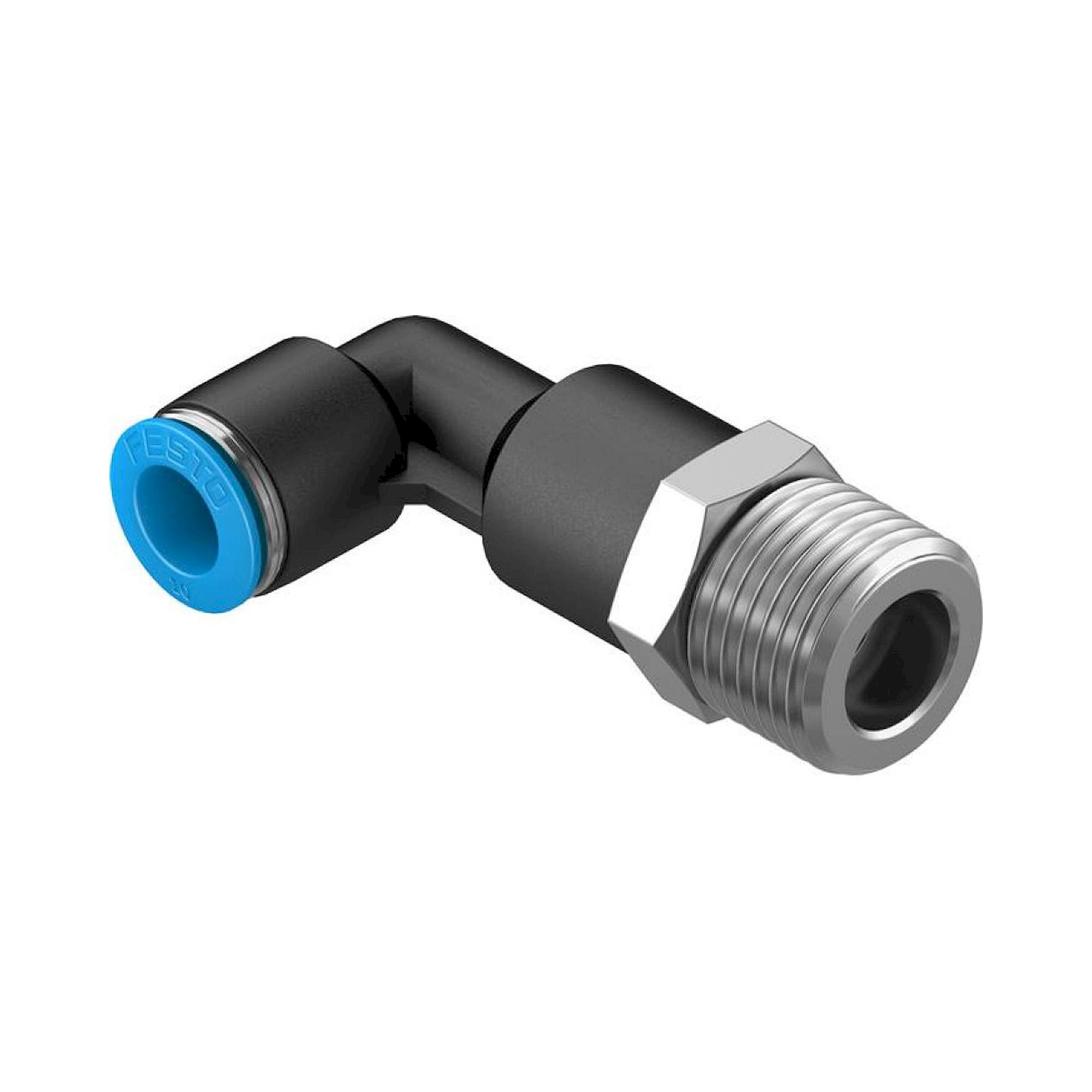 Festo QSLL-1/2-10 (190664) Push-In L-Fitting, Lo