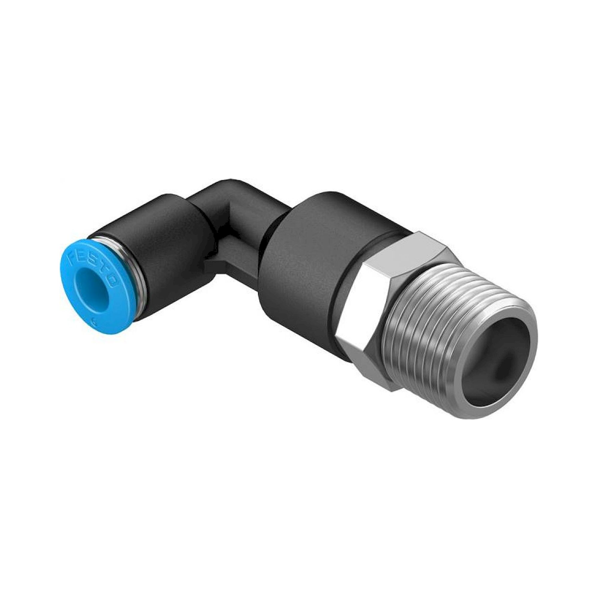 Festo QSLL-3/8-6 (190663) Push-In L-Fitting, Lo