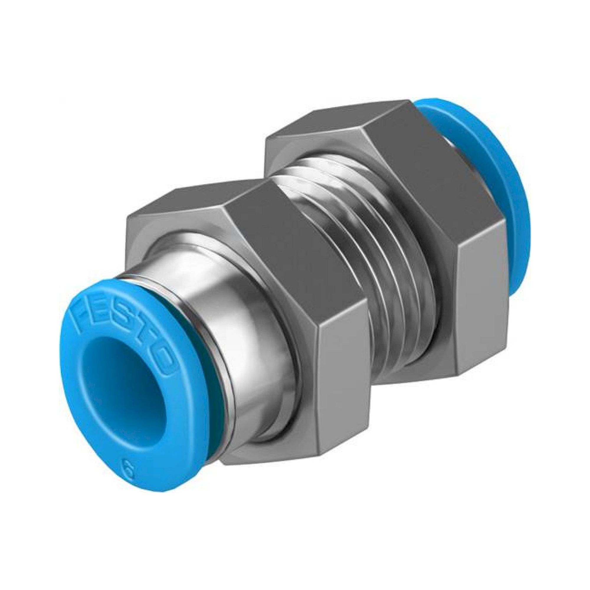 Festo QSMS-6 (153377) Push-In Bulkhead Conn