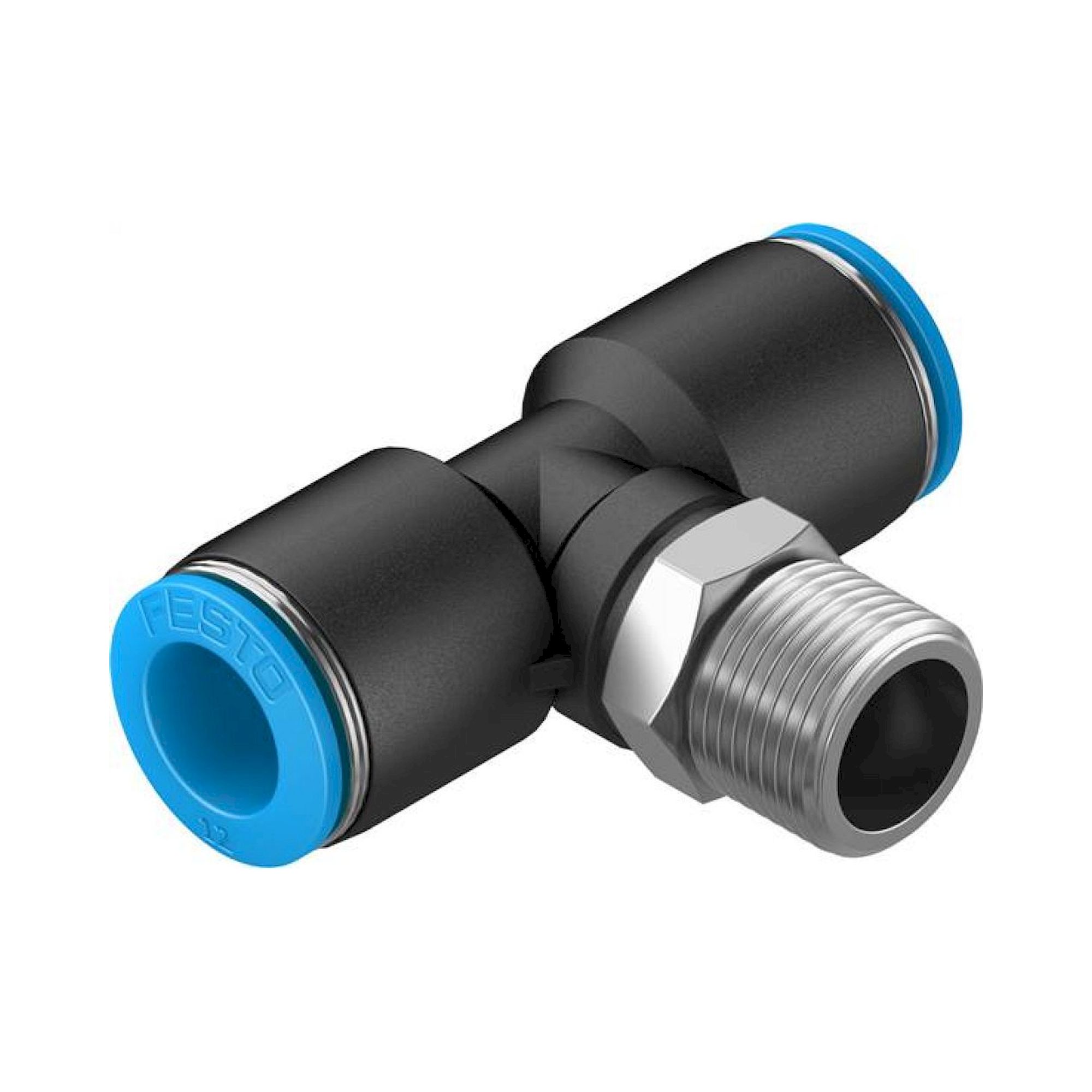 Festo QST-3/8-12-20 (130801) Push-In T-Fitting