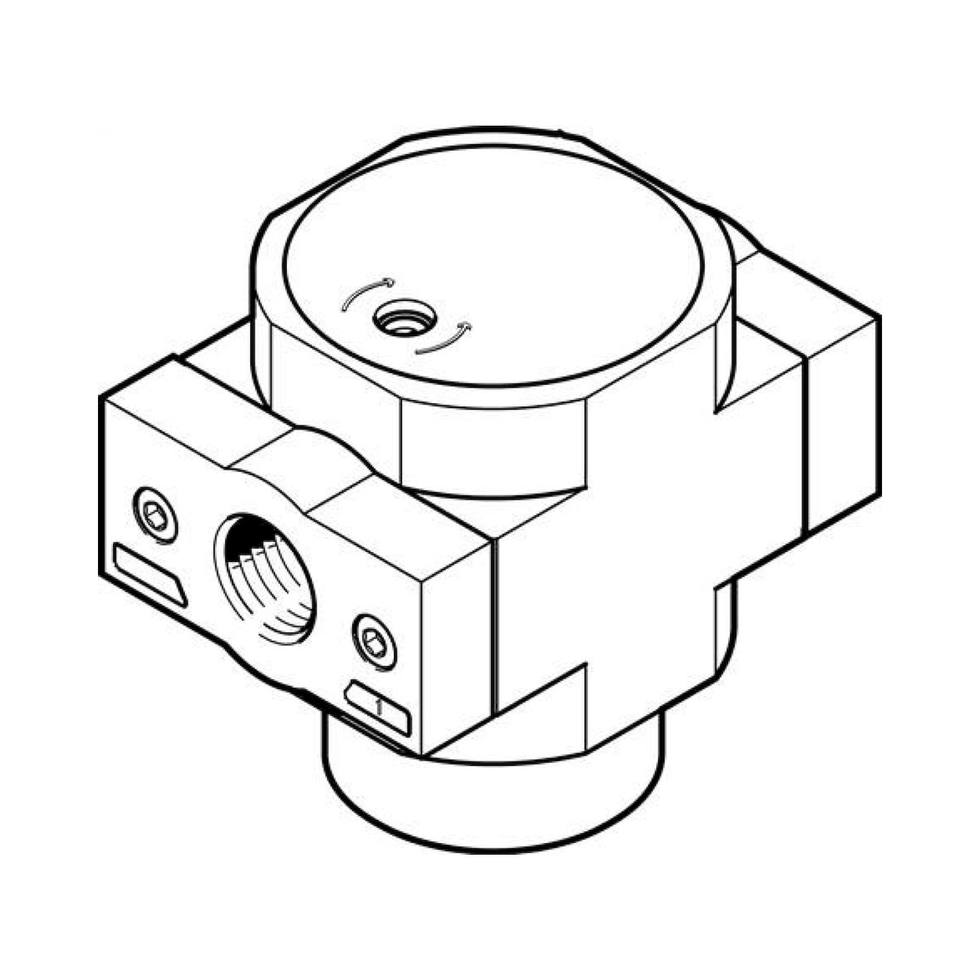 Festo HEL-1-D-MAXI (165083) On-Off Valve