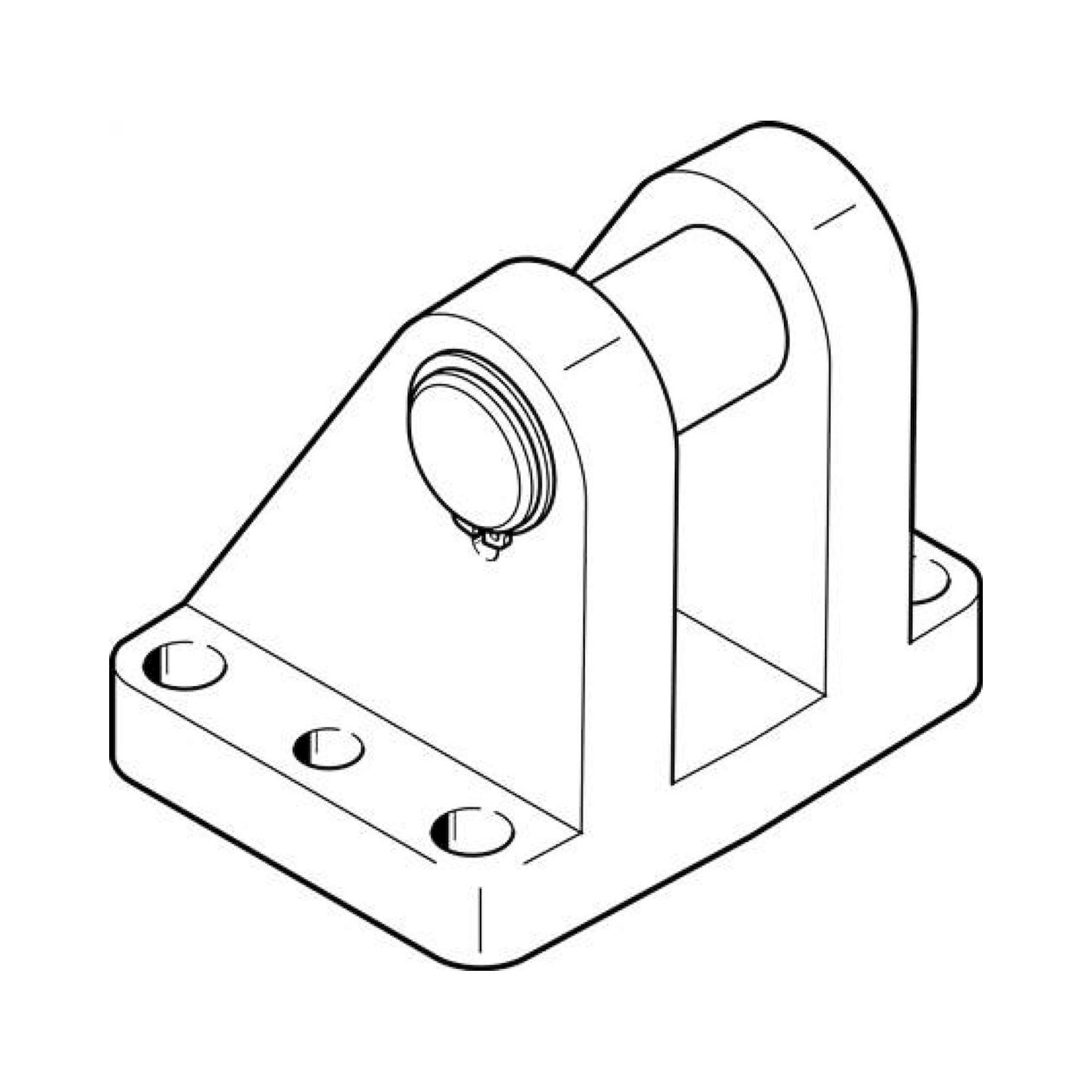 Festo LBG-125 (31767) Lagerbock
