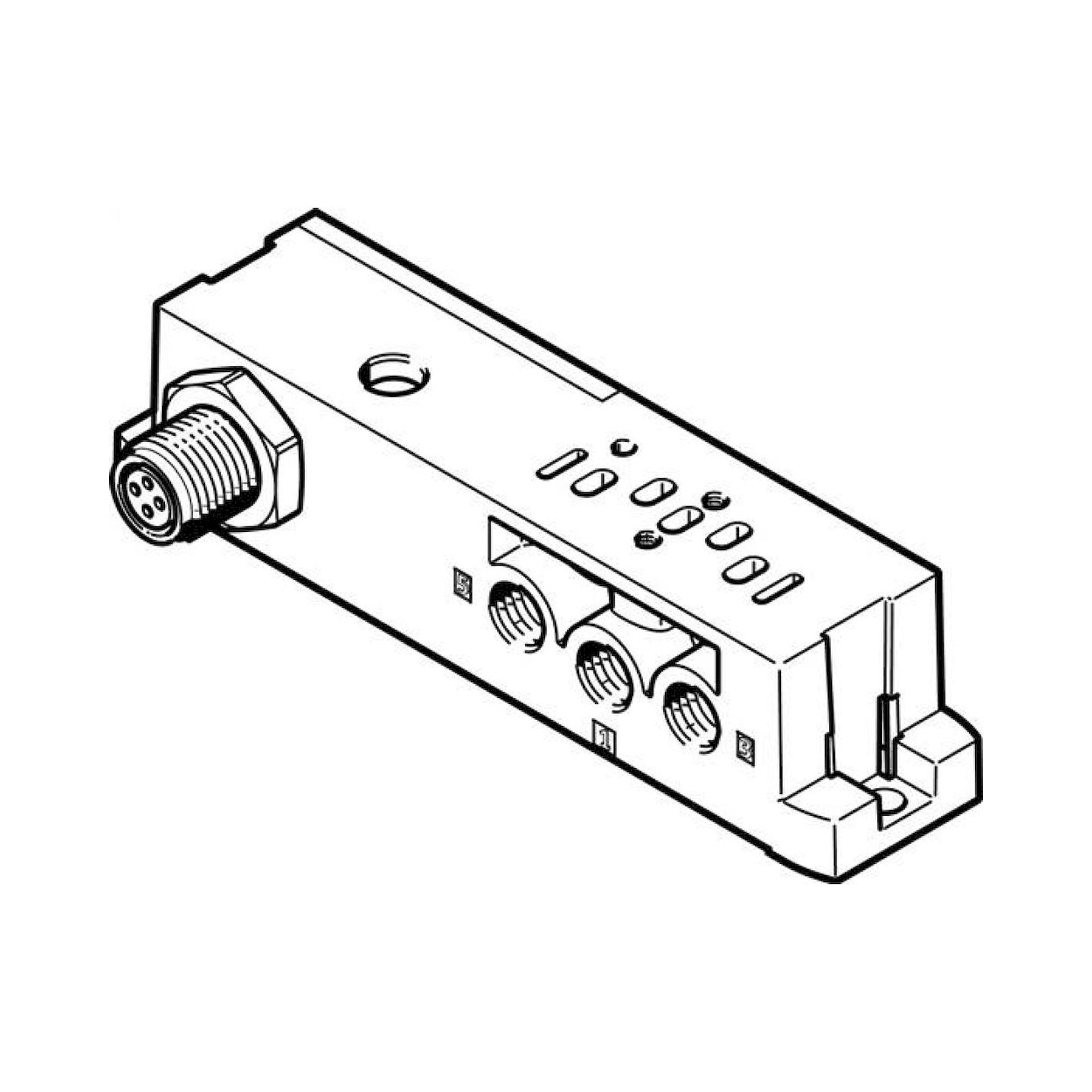 Festo VABS-S4-2S-G18-R3 (541064) Anschlussplatte