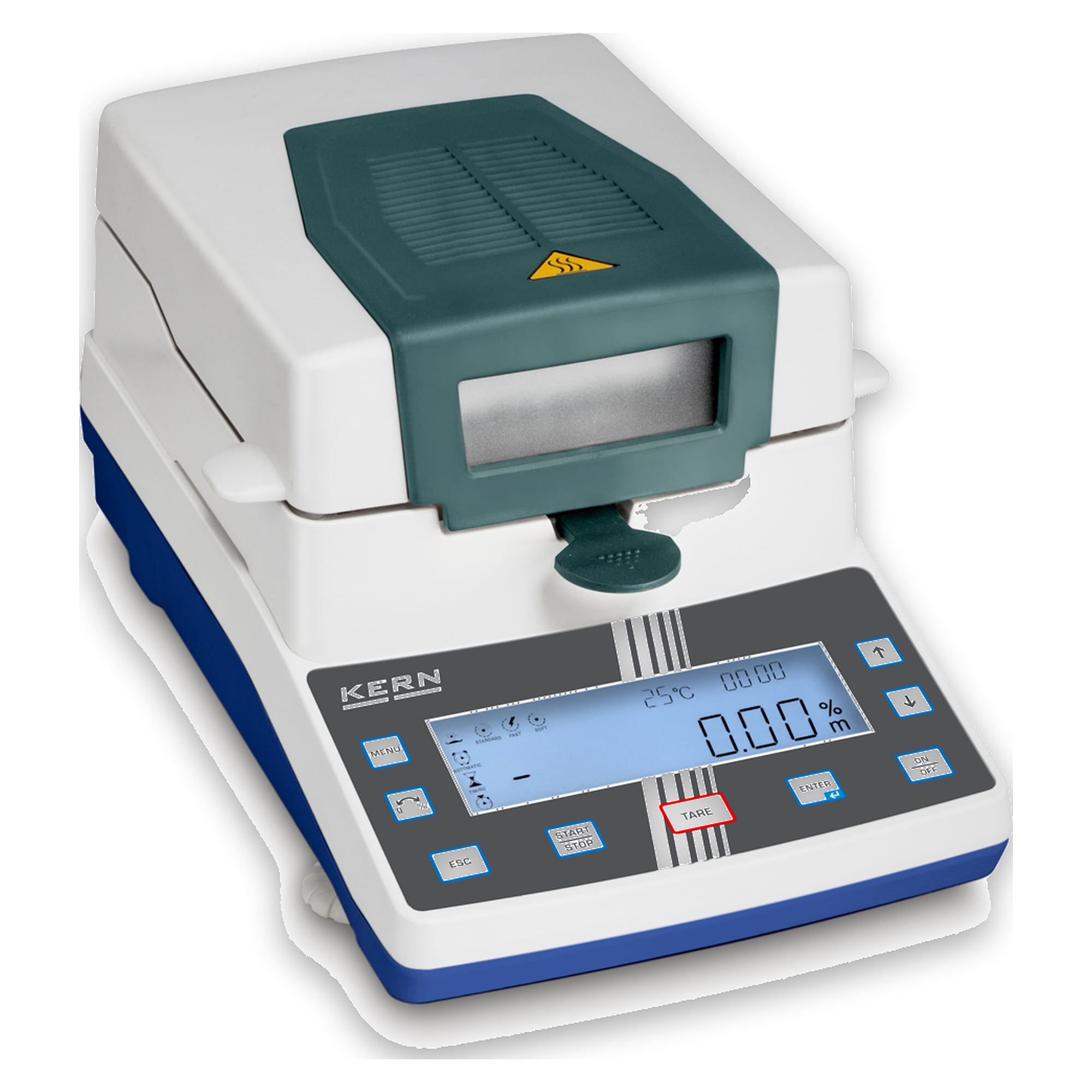Feuchtebestimmer 200 g Ablesbarkeit 0,01 g - KERN DAB 200-2IR