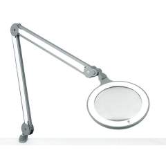 Daylight E25100. LED magnifying lamp Super Slim iQ, silver