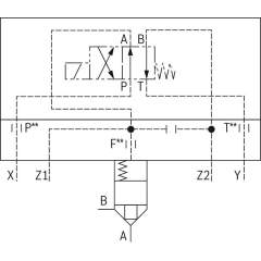 Bosch Rexroth R900923100. Logik-Deckel LFA25HWMA2-7X/