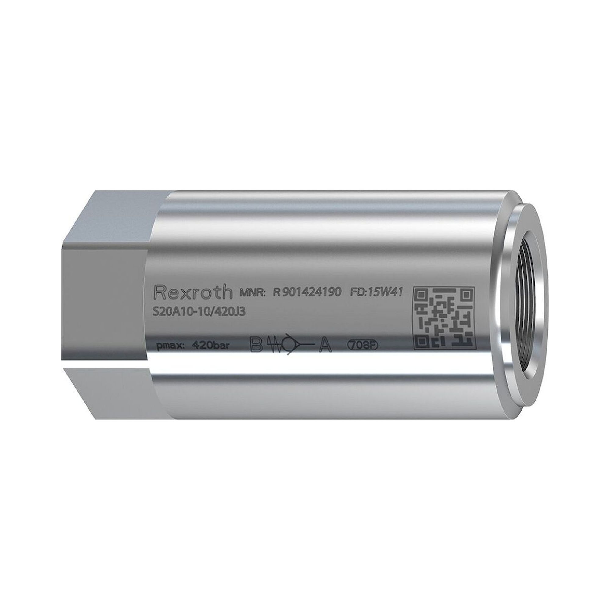 Bosch Rexroth R901454074. HY-Rückschlagventil S20A15-1X/450J3