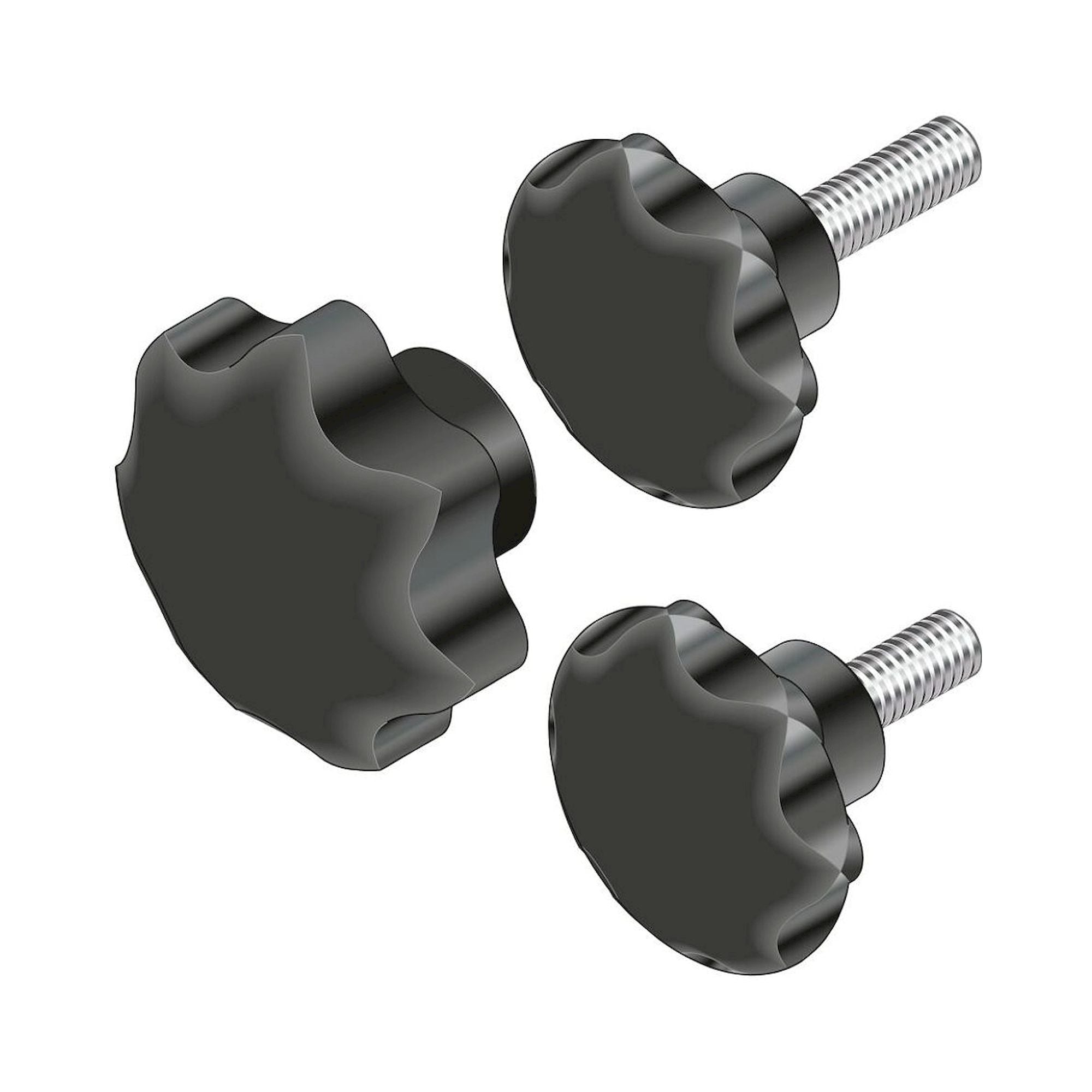 Bosch Rexroth 3842516850. Sterngriffschraube, GN6336.4-ST-32-M6-20