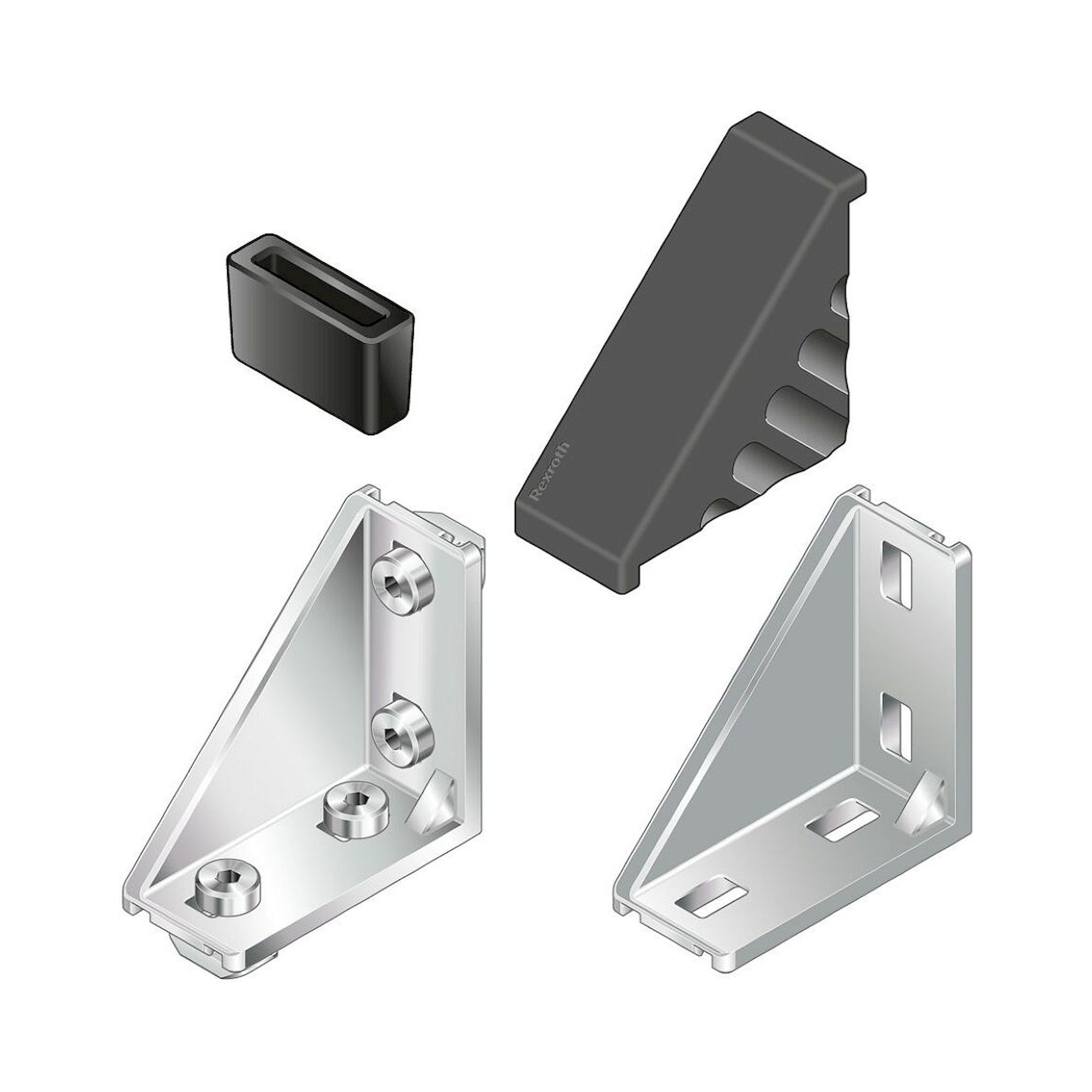 Bosch Rexroth 3842548844. Abdeckkappe, GUS Set 20X40 grey