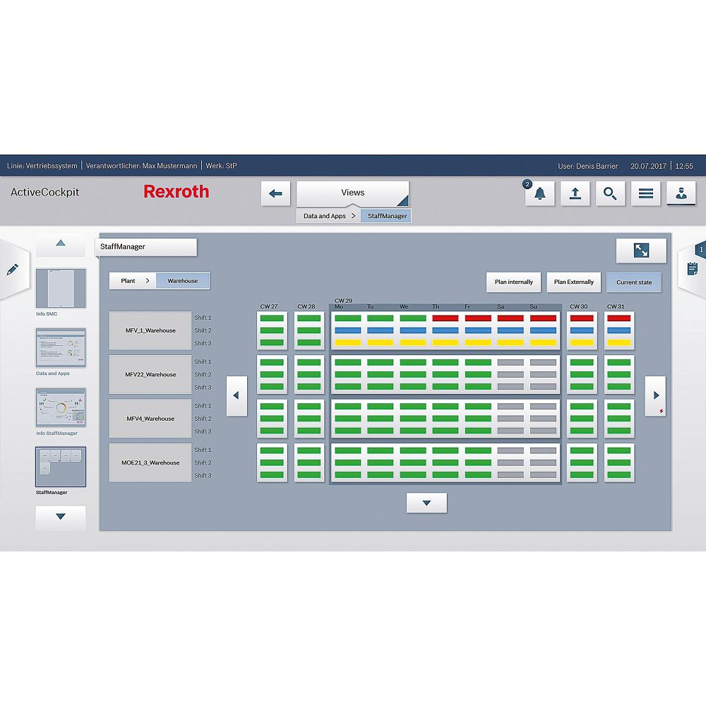 Bosch Rexroth 3842558259. Softwarelizenz, AC STAFFMANAGER YN 