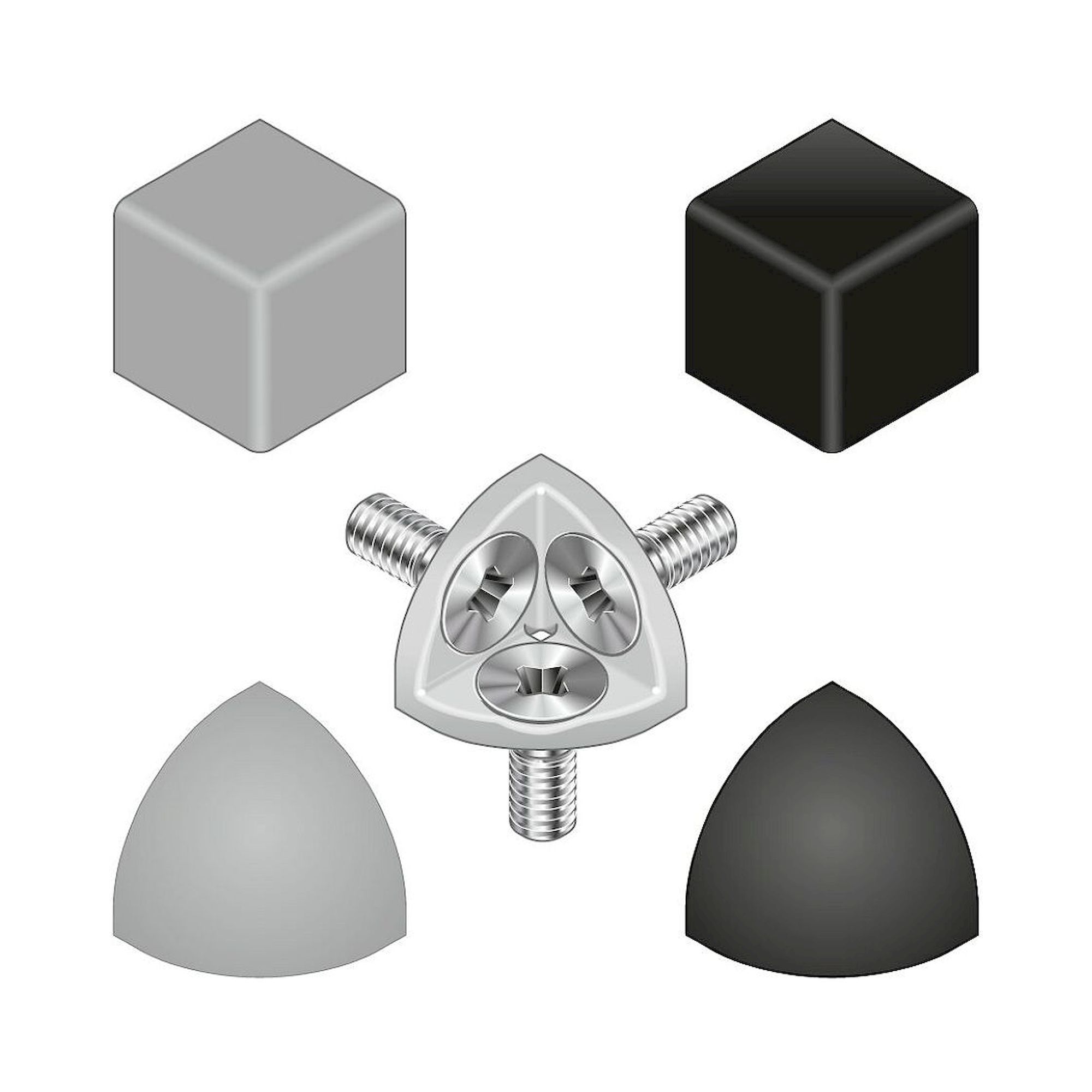 Bosch Rexroth 3842548716. Abdeckkappe, W20X20,grey