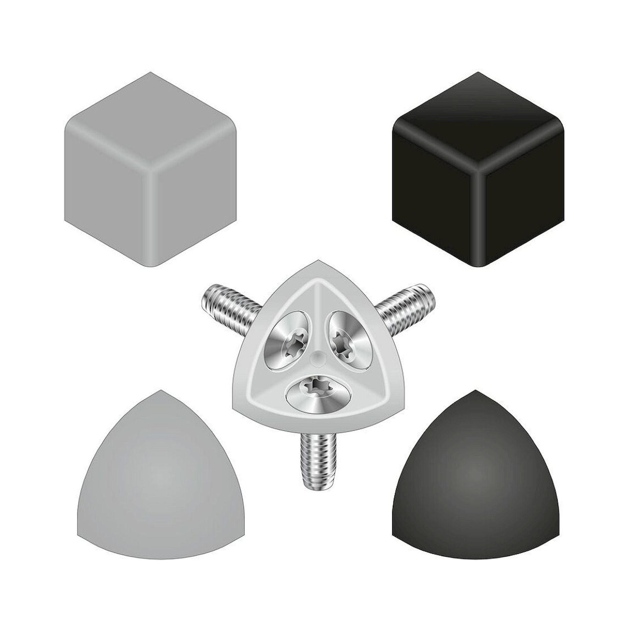 Bosch Rexroth 3842548718. Abdeckkappe, W40X40,grey