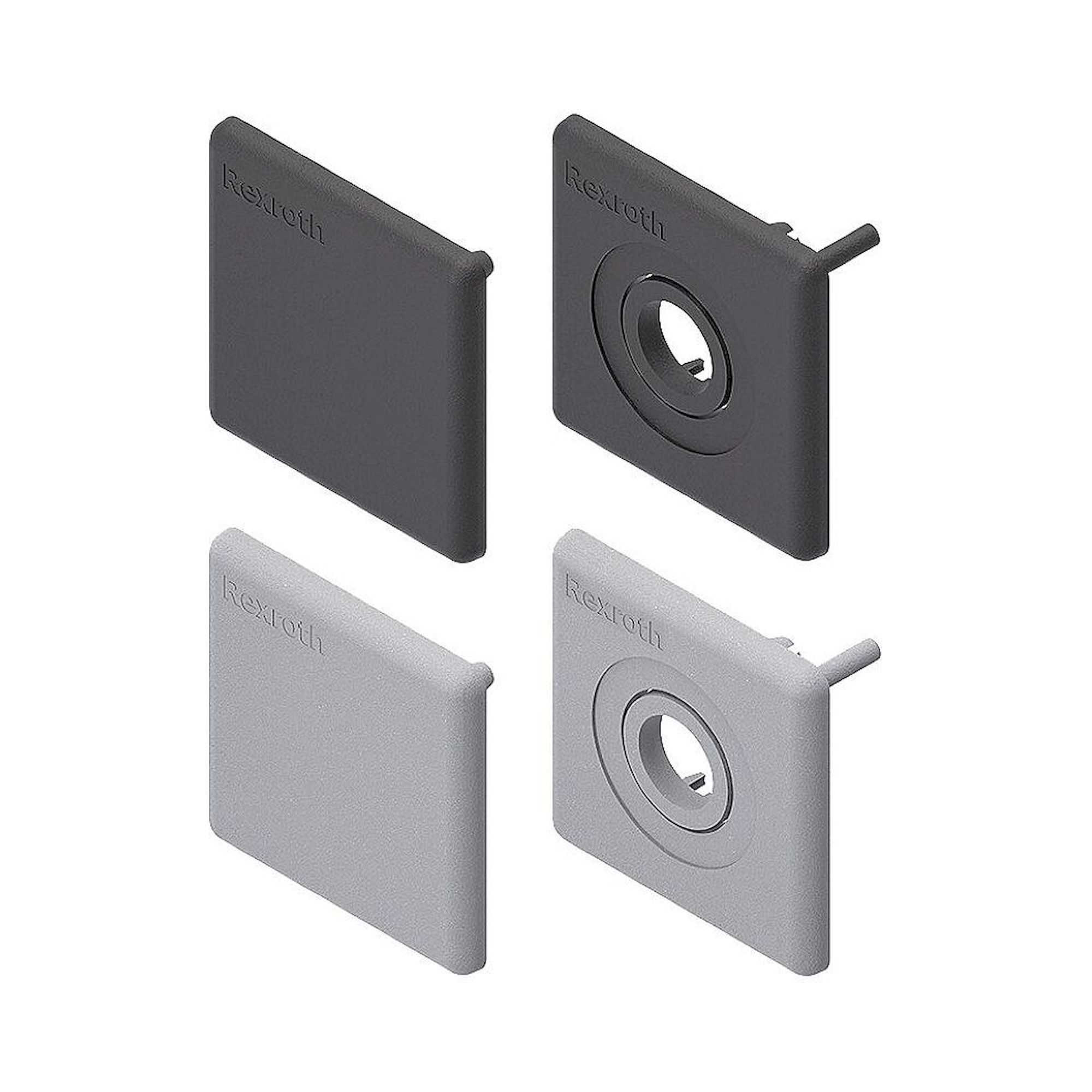 Bosch Rexroth 3842548752. Cover cap 45x45, signal gray