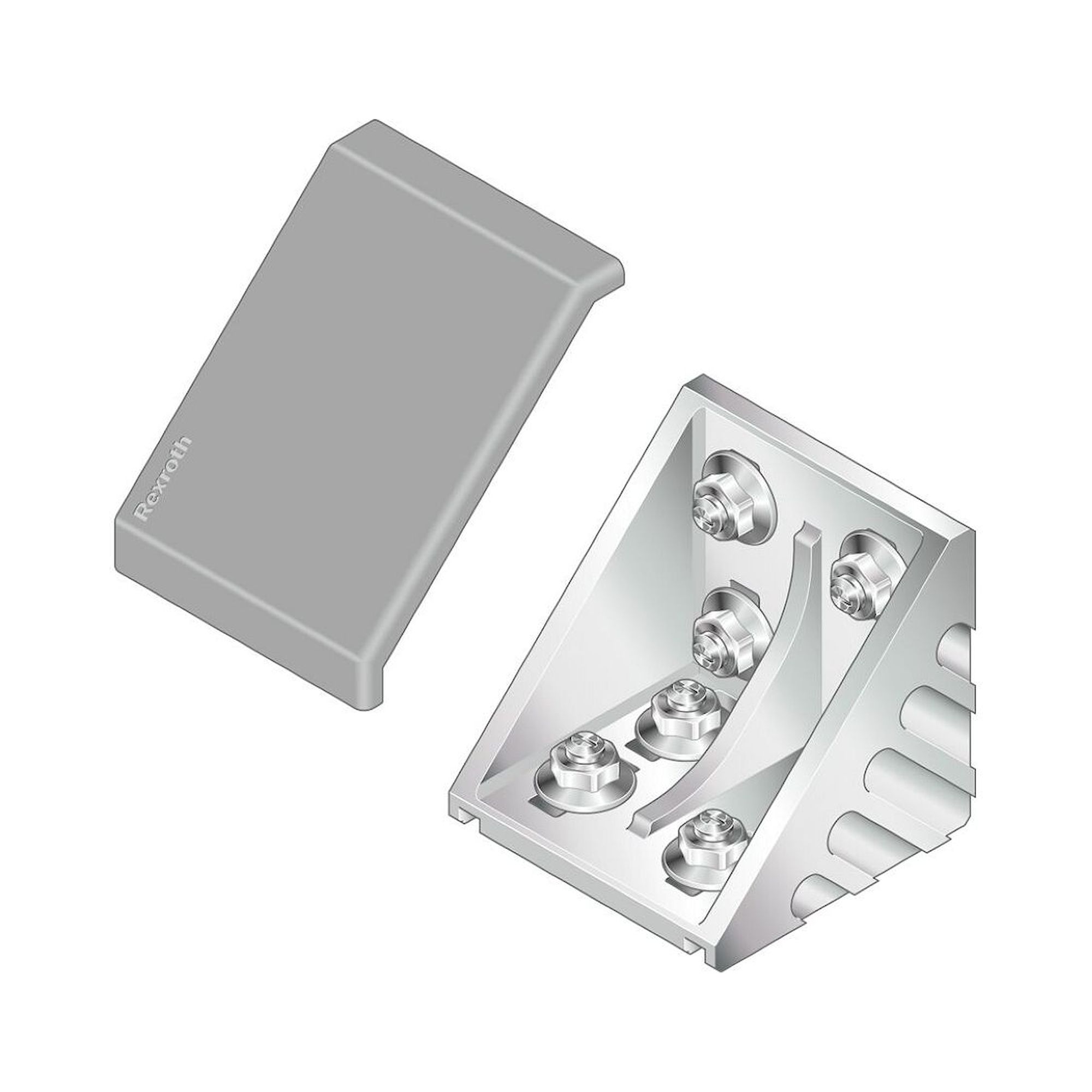 Bosch Rexroth 3842551612. Bracket 80x80 set designLINE
