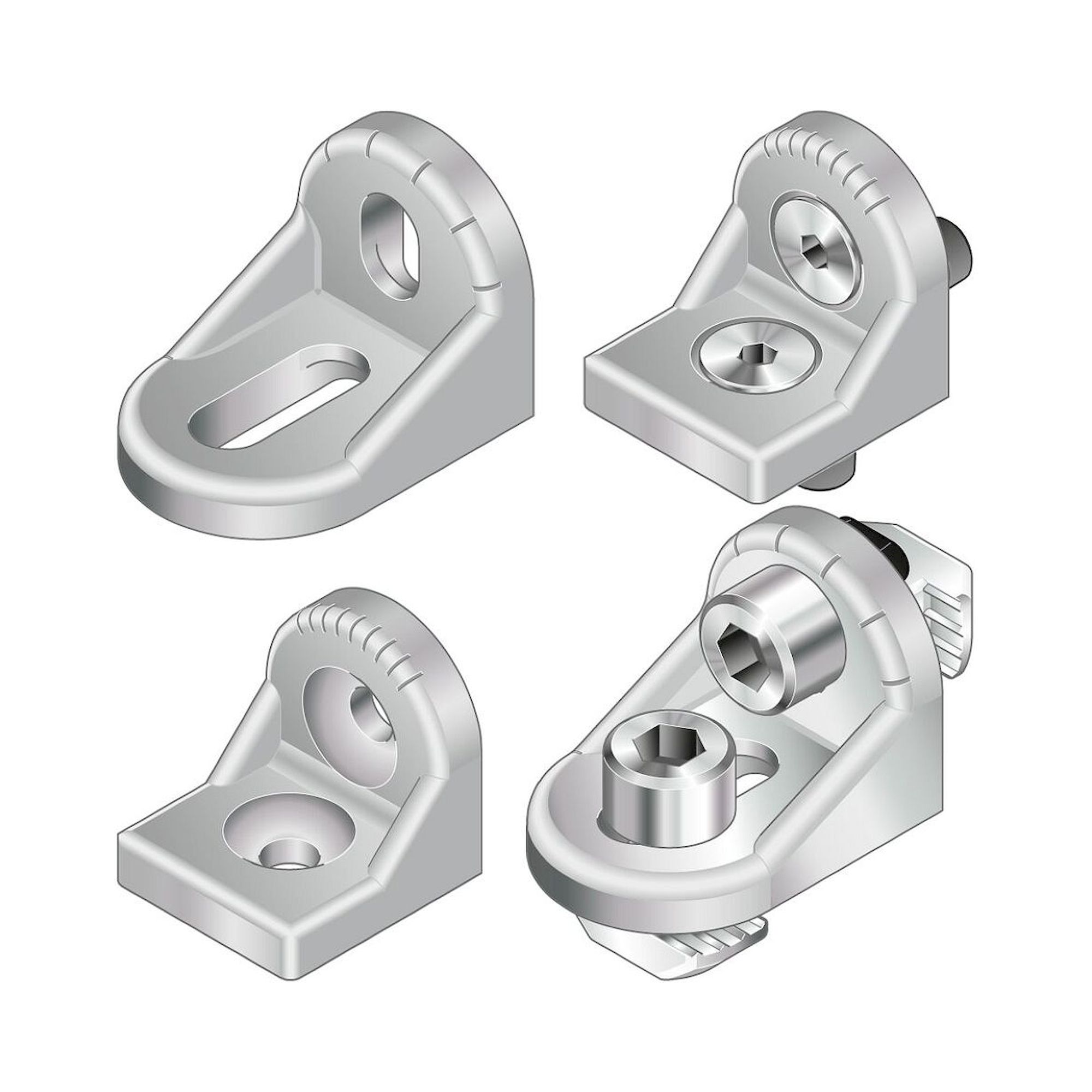 Bosch Rexroth 3842538706. Winkel, R40X43 Silver Set