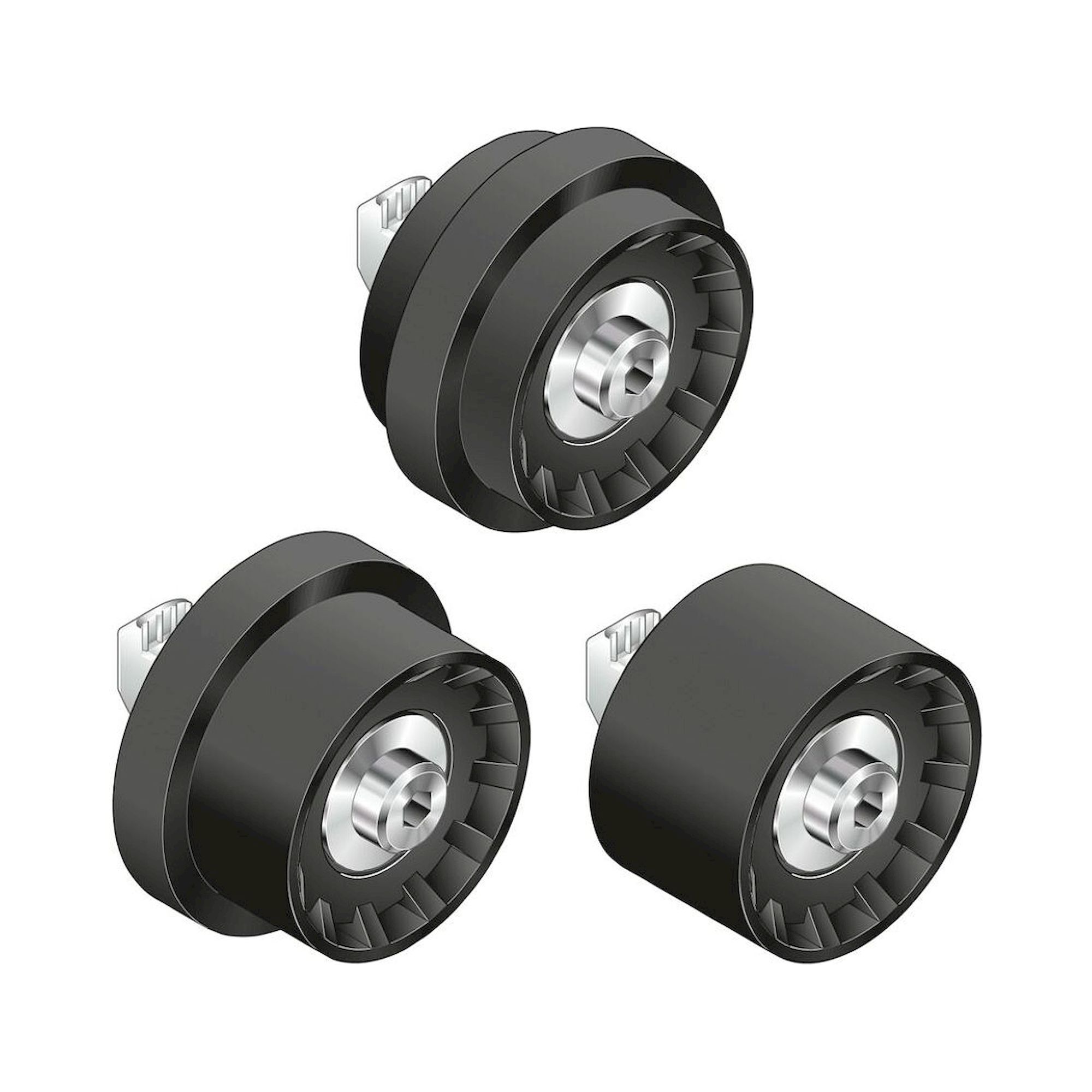 Bosch Rexroth 3842218940. Support rollers with center rim