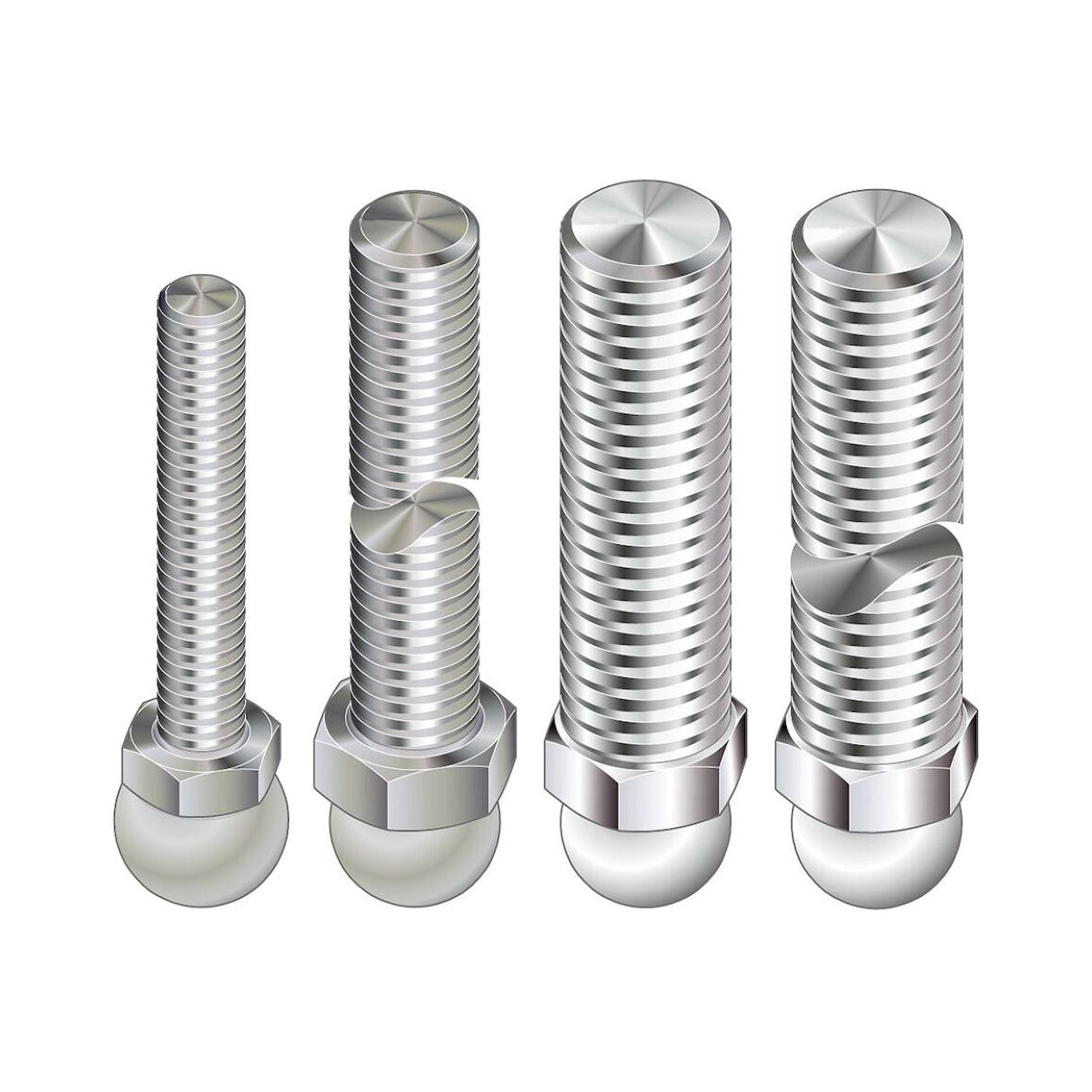 Bosch Rexroth 3842537222. Leveling foot spindle, steel; galvanized M12x85