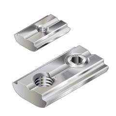Bosch Rexroth 3842536669. Swivel-in sliding block groove 6 steel, stainless M4