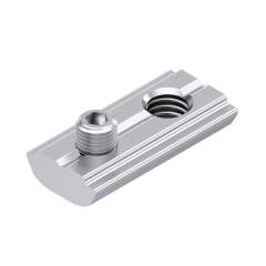 Bosch Rexroth 3842557260. Swivel-in sliding block, with headless setscrew groove 8 steel; galvanized, M5; M6