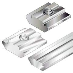 Bosch Rexroth 3842514930. Sliding block groove 8 steel, galvanized, M6