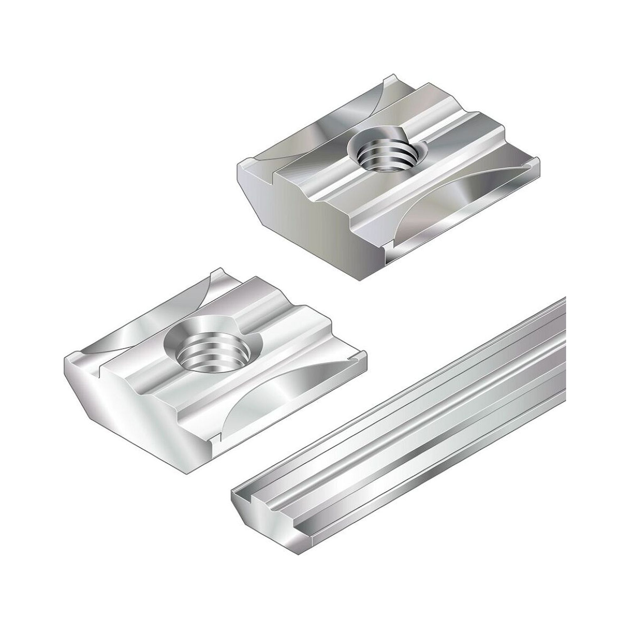 Bosch Rexroth 3842523438. Nutensteinprofil, 6 L=1000