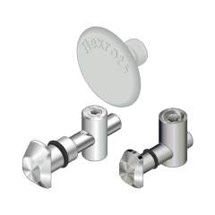 Bosch Rexroth 3842548936. Schnellspannverbinder, N10 0° VA