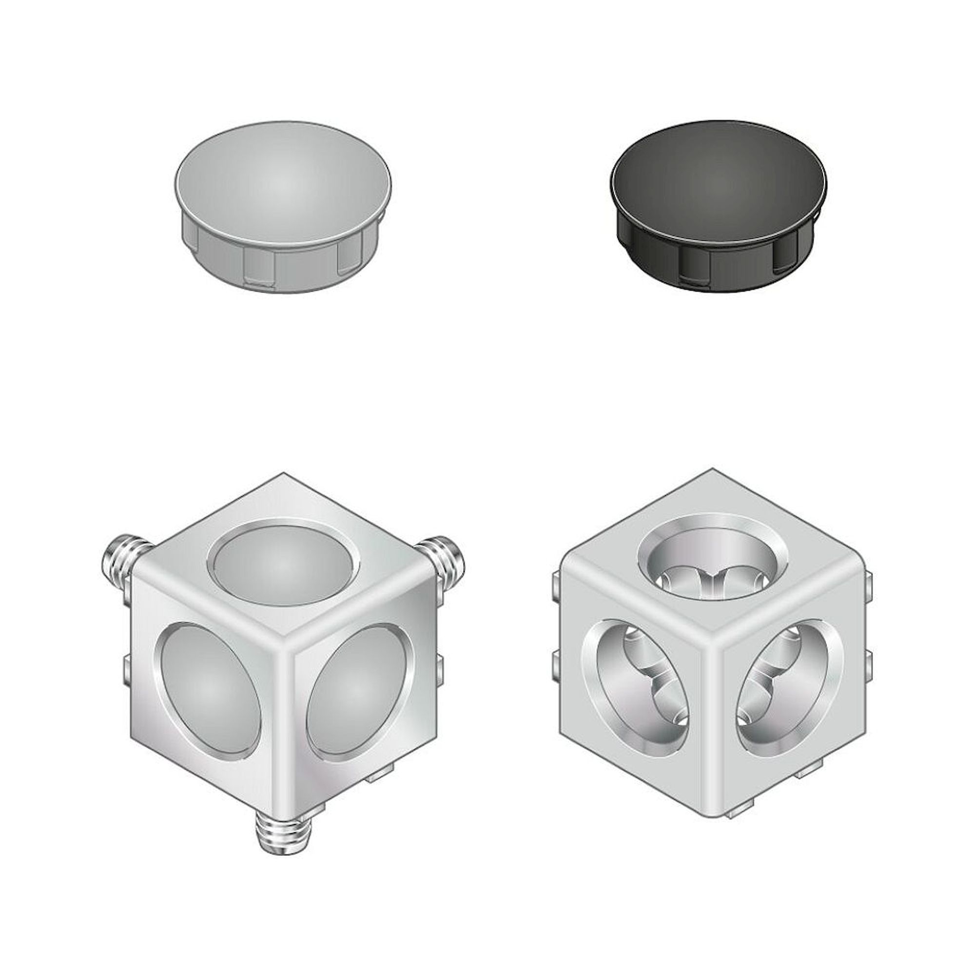 Bosch Rexroth 3842523872. Cubic connector 20/3