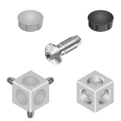 Bosch Rexroth 3842549868. Cubic connector 40/3 set (standard)