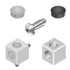 Bosch Rexroth 3842549870. Cubic connector 45/2 set (standard)