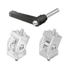 Bosch Rexroth 3842538684. Gelenk, 40X40 Silver