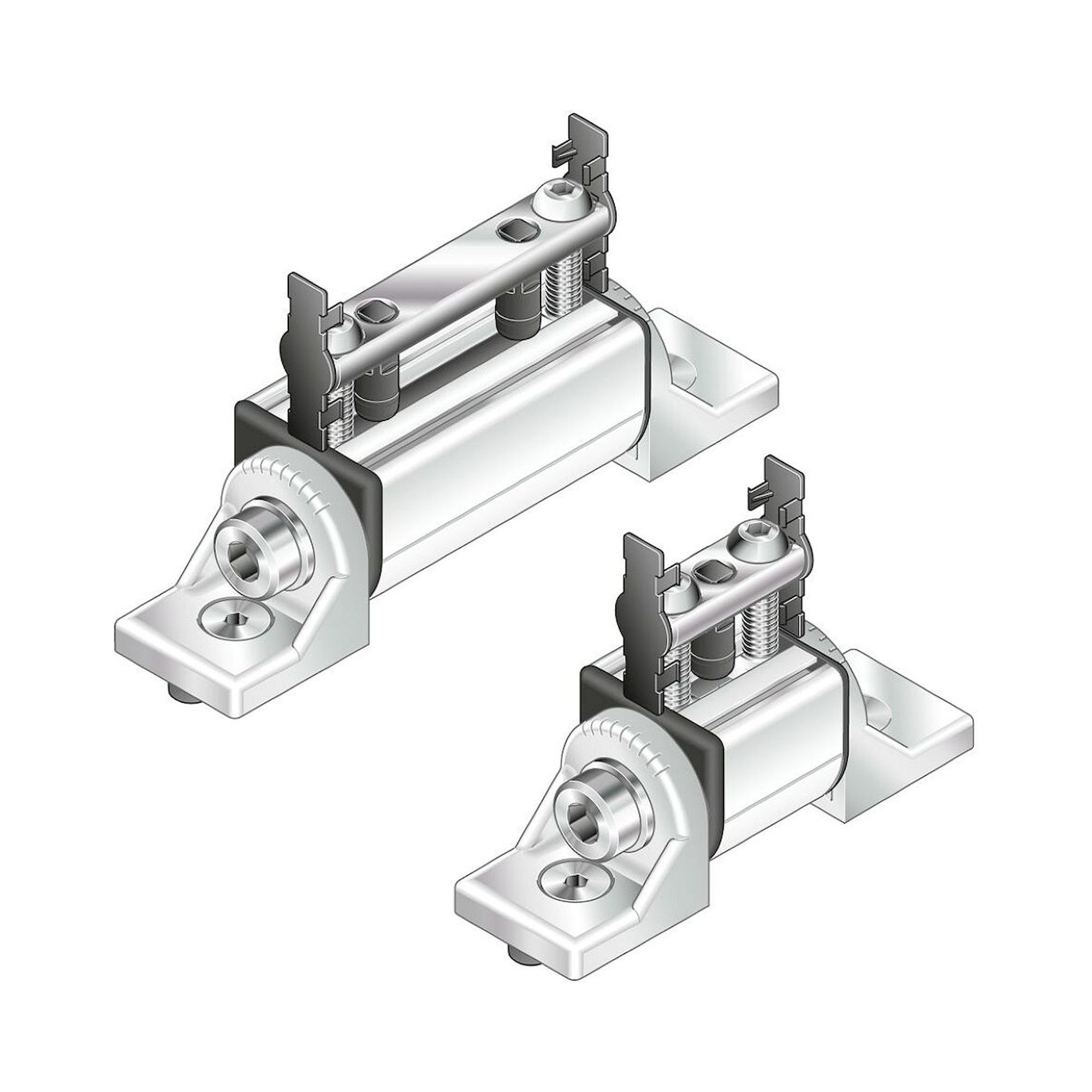 Bosch Rexroth 3842554416. Schwenklager, 45X45 Silver