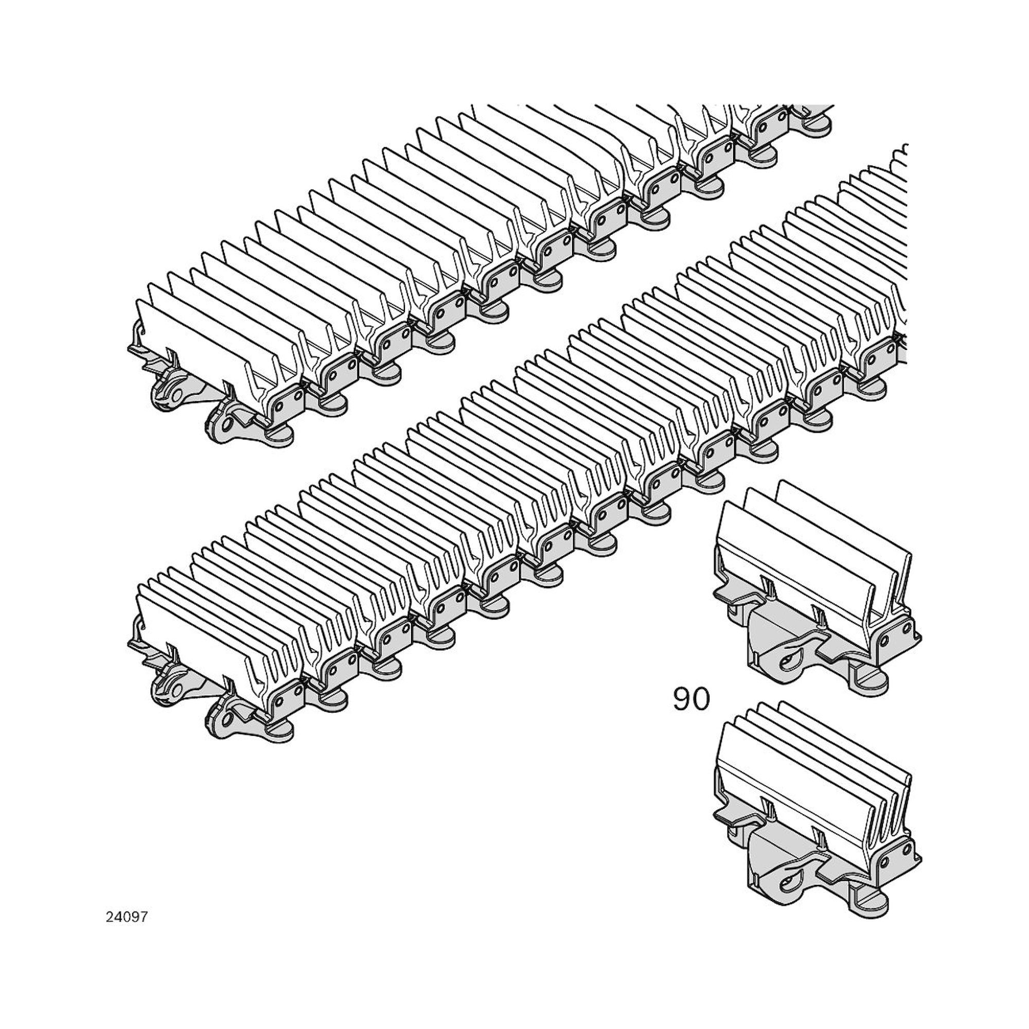 Bosch Rexroth 3842546087. Klemmkette, 90+ 3L L2898