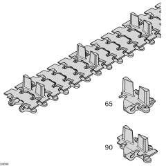 Bosch Rexroth 3842998715. Cleated chain VFplus 65, AZ=2-84