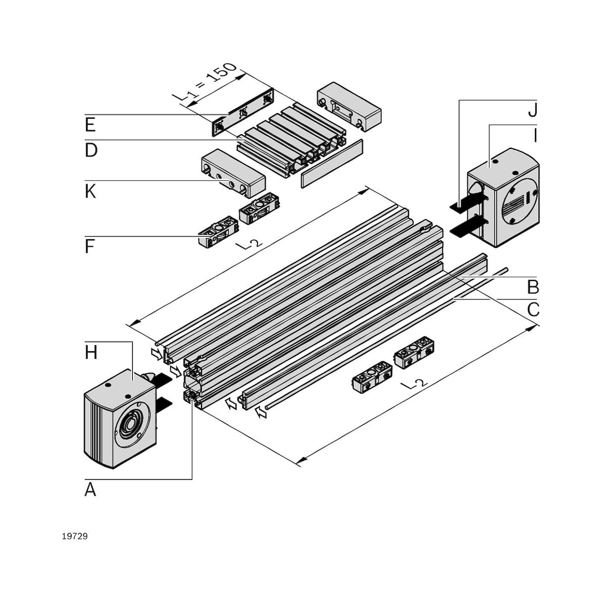 Bosch Rexroth 3842535681. Riemenschloss, LF6C