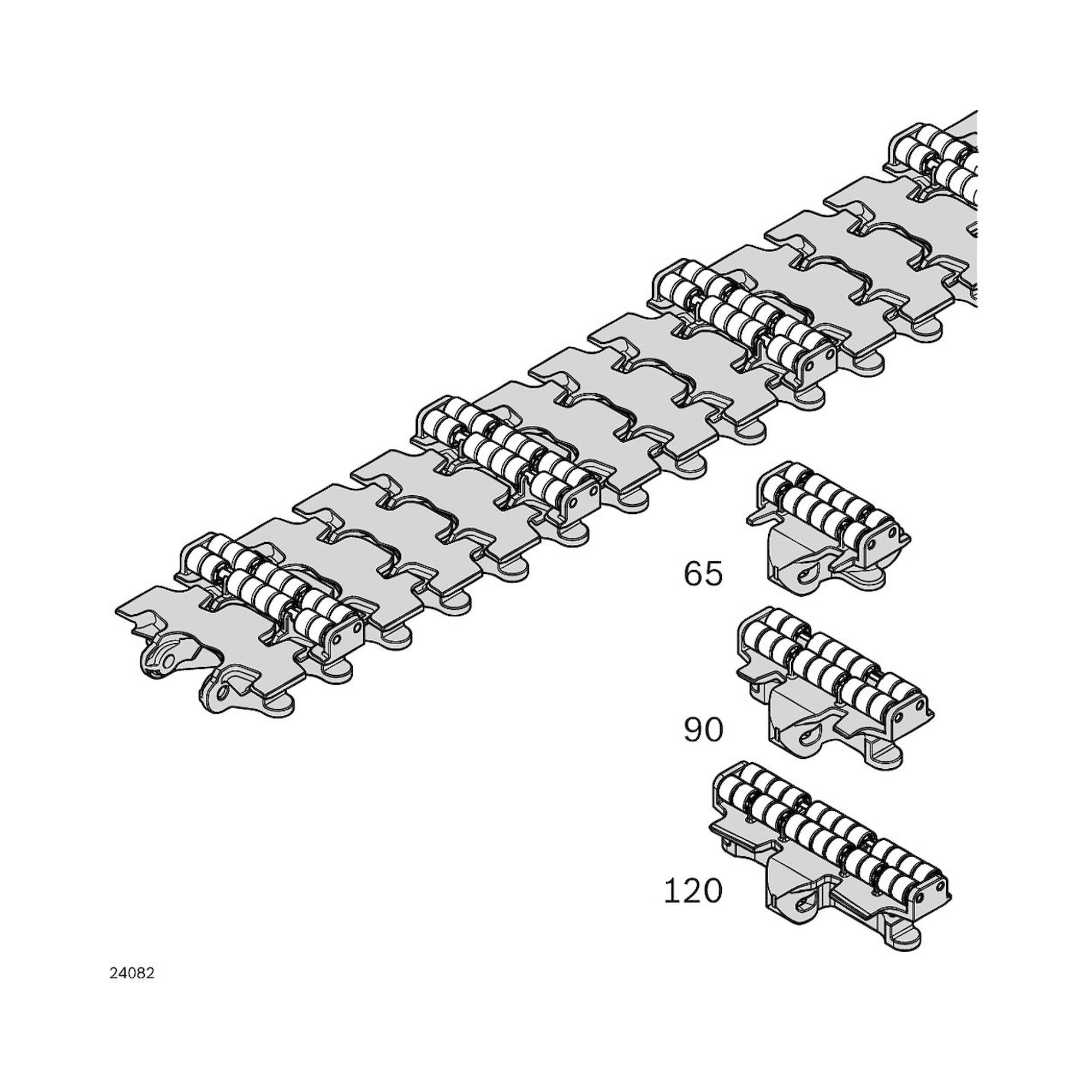 Bosch Rexroth 3842998717. Foerderkette, 65+ ACCUM L2898 VAR